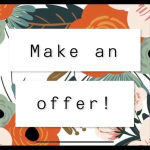 Feel free to make a reasonable offer! I love deals